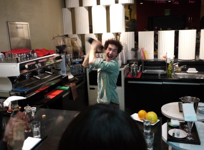 Barista party at Coffee Temple